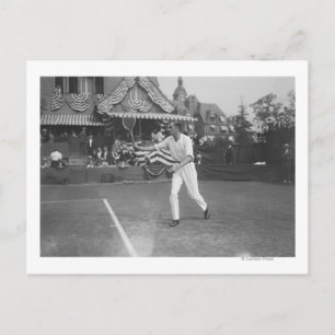 Carte Postale Un homme joue au tennis à Washington DC Tournament