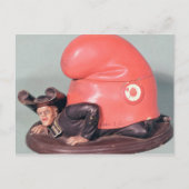 Carte Postale Un inkwell ou un pot de tabac (Devant)