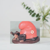 Carte Postale Un inkwell ou un pot de tabac (Debout devant)