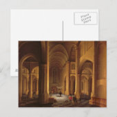 Carte Postale Un intérieur d'église (Devant / Derrière)