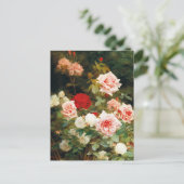 Carte Postale Un jardin Rose (1902) (Debout devant)