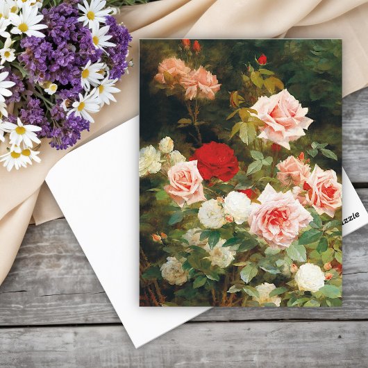 Carte Postale Un jardin Rose (1902)