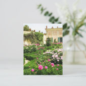 Carte Postale Un Jardin Rose Formel Sérénissime (Debout devant)