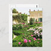 Carte Postale Un Jardin Rose Formel Sérénissime (Devant / Derrière)