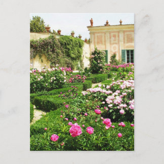 Carte Postale Un Jardin Rose Formel Sérénissime