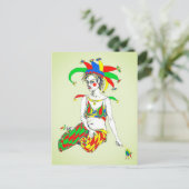 Carte Postale Un Jester (Debout devant)
