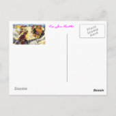 Carte Postale Un Jeu Amical De Blackjack (Dos)