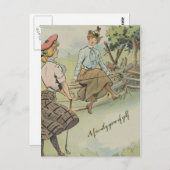 Carte Postale Un jeu de golf convivial (Devant / Derrière)