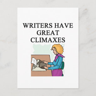 Carte Postale un jeu de mots pour les écrivains