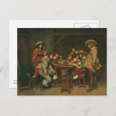 Carte Postale Un jeu de Piquet (Devant / Derrière)