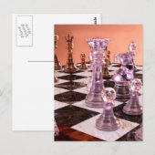 Carte Postale Un jeu d'échecs (Devant / Derrière)