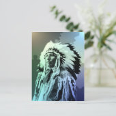 Carte Postale Un jeune homme indien bidon (Debout devant)