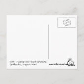 Carte Postale Un jeune koala en marche à la plage (Dos)