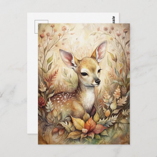 Carte Postale Un jeune père (Devant / Derrière)