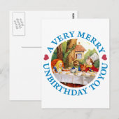 CARTE POSTALE UN JOLI ANNIVERSAIRE POUR VOUS (Devant / Derrière)