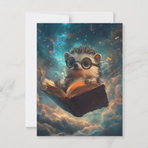 Carte Postale Un joli Hérisson dans une galaxie d'histoires