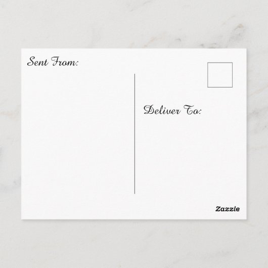 Carte Postale Un joli sentier de Randonnée automnal (Dos)