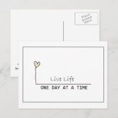 Carte Postale un jour à la fois (Devant / Derrière)