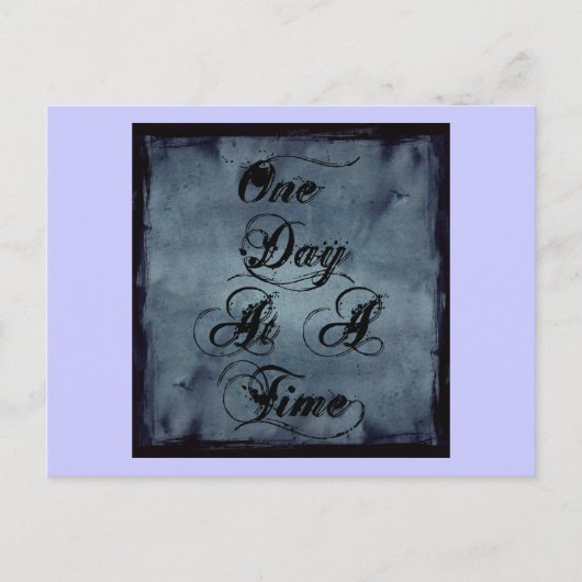 Carte Postale Un jour à la fois (Devant)