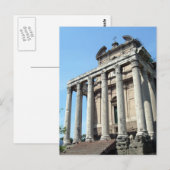 Carte Postale Un jour à Rome (Devant / Derrière)