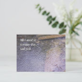 Carte Postale Un jour de pluie, et toi (Debout devant)