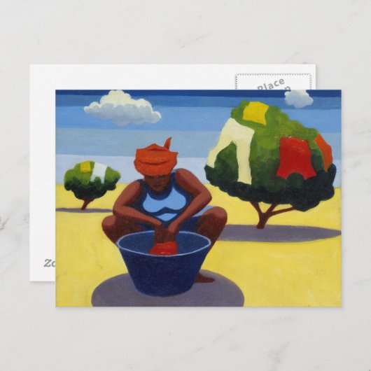 Carte Postale Un jour de séchage 2007 (Devant / Derrière)