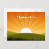 Carte Postale Un jour ensoleillé (Devant / Derrière)