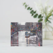 Carte Postale Un jour pluvieux à Dublin (Debout devant)