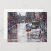 Carte Postale Un jour pluvieux à Dublin (Devant / Derrière)