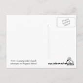 Carte Postale Un koala jeune à la plage (Dos)