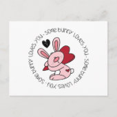 Carte Postale Un Lapin T'Aime (Devant)