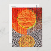 Carte Postale Un lever de soleil (Devant / Derrière)