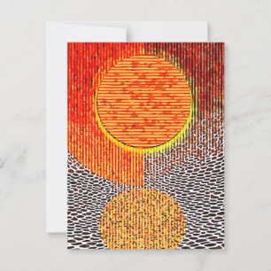 Carte Postale Un lever de soleil
