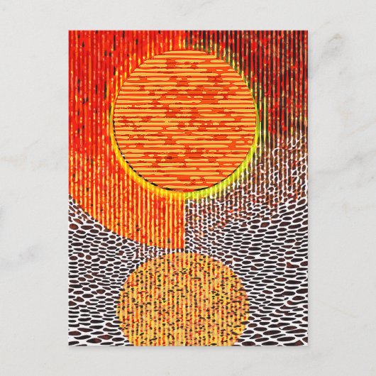 Carte Postale Un lever de soleil (Devant)