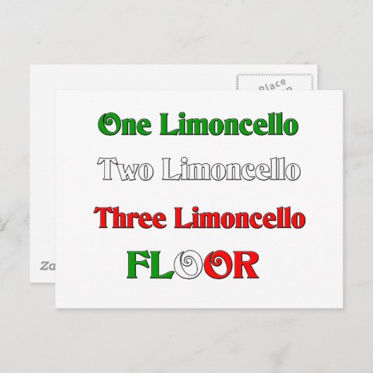 Carte Postale Un Limoncello (Devant / Derrière)