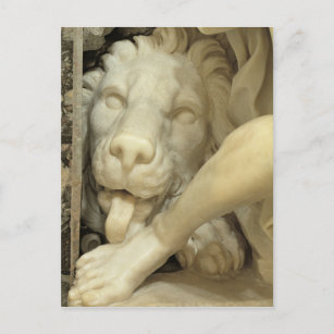Carte Postale Un Lion léchant le pied de Daniel