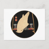 Carte Postale Un Macaw blanc, Jakuchu (Devant)