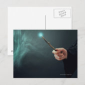 Carte Postale Un magicien de l'imaginaire faisant de la magie av (Devant / Derrière)