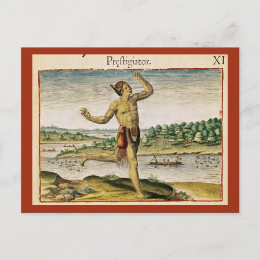 Carte Postale Un magicien de Virginie (Devant)