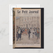 Carte Postale Un Mariage à vélo (Devant / Derrière)