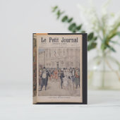 Carte Postale Un Mariage à vélo (Debout devant)