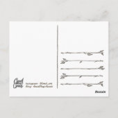 Carte Postale Un mariage de crocodile. (Dos)