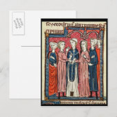 Carte Postale Un mariage, des Décrets de Gratien (Devant / Derrière)