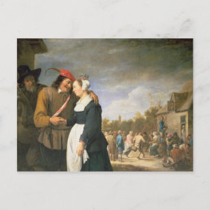 Carte Postale Un Mariage paysan, 1648