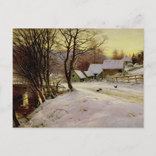 Carte Postale Un matin d'hiver (Devant)