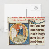 Carte Postale Un médecin diagnostique un patient (Devant / Derrière)