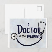 Carte Postale Un médecin en devenir (Devant / Derrière)