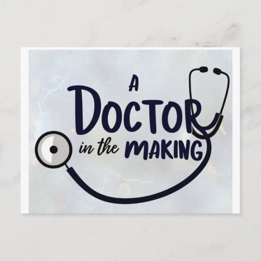 Carte Postale Un médecin en devenir (Devant)