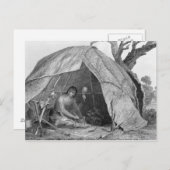 Carte Postale Un médecin indien qui concocte un pot de médicamen (Devant / Derrière)