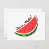 Carte Postale Un Melon (Devant / Derrière)